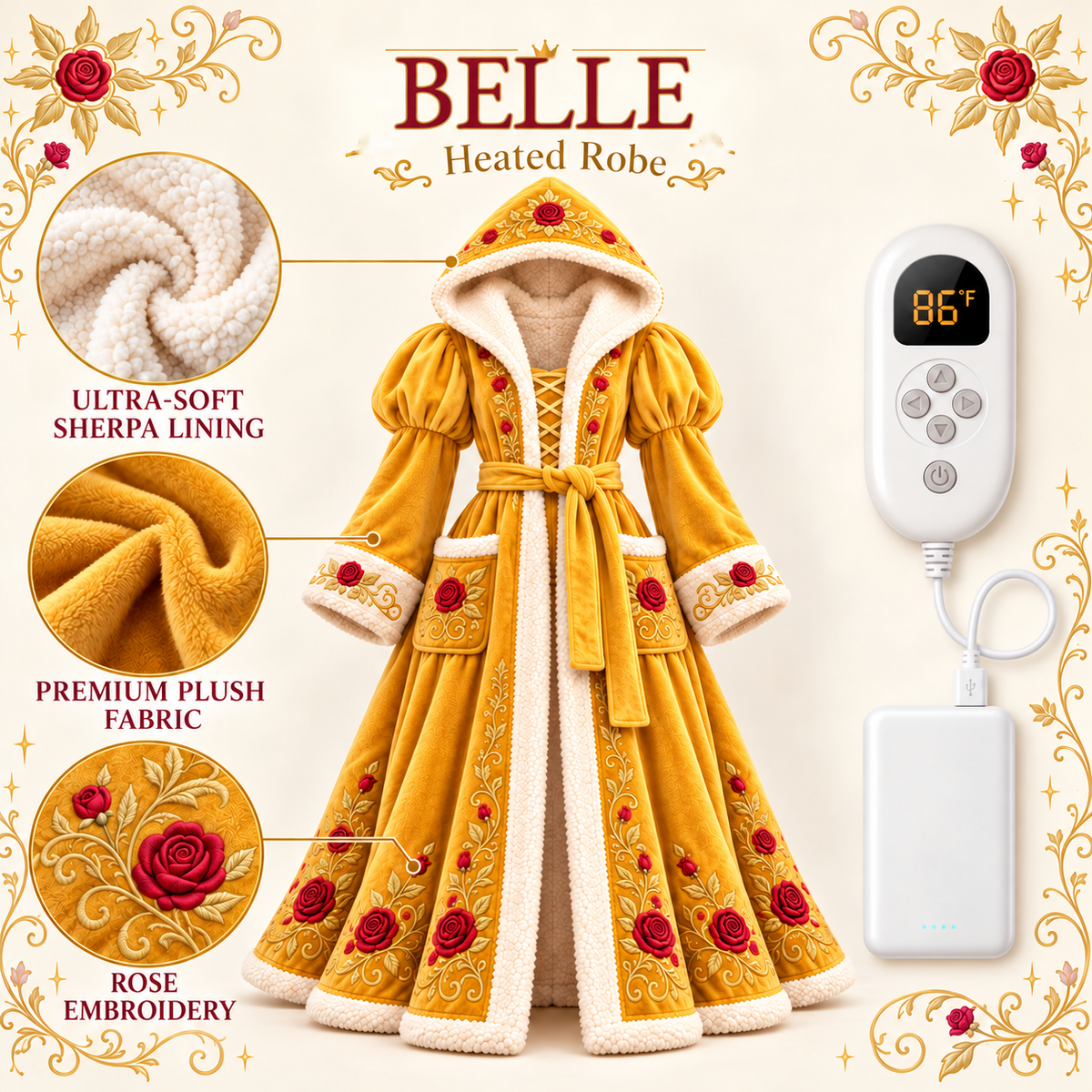 PrincesDream™ Fairytale Heated Robe